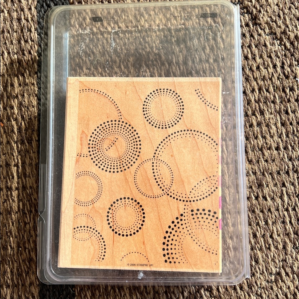 Stampin' Up! On The Spot Wooden Rubber Stamp Set up of 1 from 2005